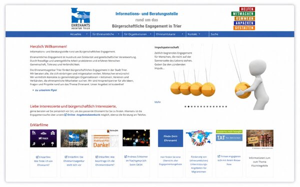 Informationsportal der Ehrenamtsagentur Trier